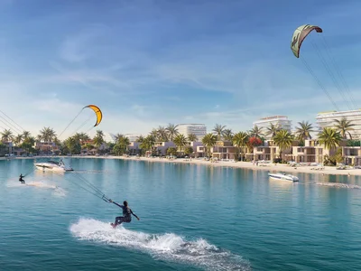 Complejo residencial New complex of villas Siniya Island with a private beach and a golf course, Al Seanneeah, Umm Al Quwain, Dubai, UAE