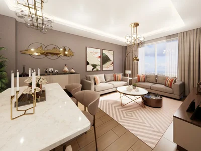 Zespół mieszkaniowy New luxury residence with a swimming pool, a green area and sports grounds in the central area of Istanbul, Turkey
