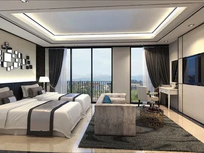 Residential complex New residence with a swimming pool and a sea view at 600 meters from Surin Beach, Phuket, Thailand