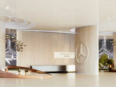 Apartment building Mercedes Benz Places by Binghatti