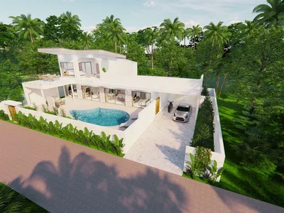 Complexe résidentiel New residential complex of villas with swimming pools and sea views, Choeng Mon, Samui, Thailand