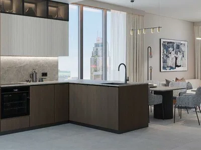 Жилой комплекс Новая резиденция Mariott Residences с бассейном и рестораном недалеко от канала и Джумейра-Бич, Business Bay, Дубай, ОАЭ