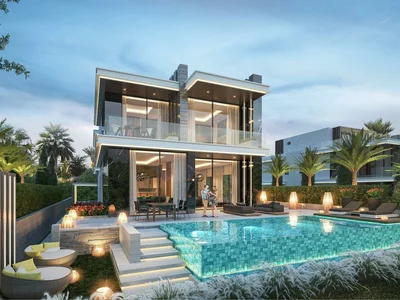 Residential complex Luxury villa in a premium residence Lagoons Venice with a beach close to the autodrome and a polo club, Damac Lagoons, Dubai, UAE