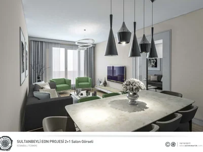Complejo residencial Residence with around-the-clock security and a shopping mall close to the metro station, Istanbul, Turkey