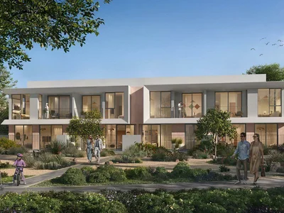 Complejo residencial New complex of townhouses The valley 2 — Venera with kids' playgrounds and lounge areas, Dubai, UAE