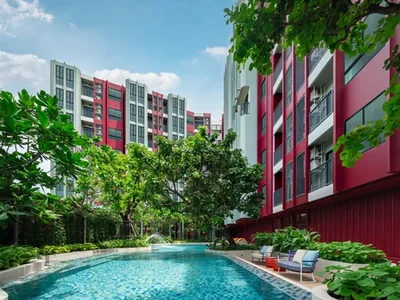 Zespół mieszkaniowy New residential complex The Base Bukit in Kathu area.