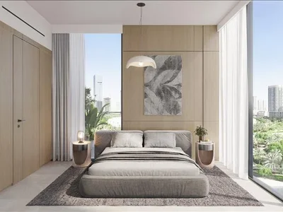 Complexe résidentiel New Verano Residence with swimming pool close to Autodrome, Dubai Studio City, Dubai, UAE