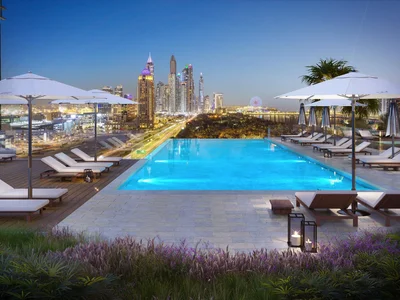 Zespół mieszkaniowy Palm Beach Tower — high-rise residence by Nakheel with direct access to beach near Dubai Marina and Burj Khalifa in Palm Jumeirah, Dubai