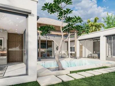 Complejo residencial New complex of modern villas with swimming pools near an international school, Phuket, Thailand