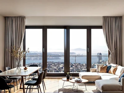 Zespół mieszkaniowy New residence with swimming pools and green areas, Istanbul, Turkey