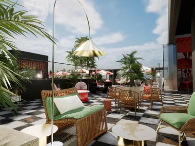 Complejo residencial Residence with a swimming pool, a restaurant and a roof-top bar, Izmir, Turkey