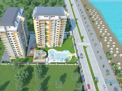 Wohnviertel New-Build, Front-line Apartments in Alanya Mahmutlar