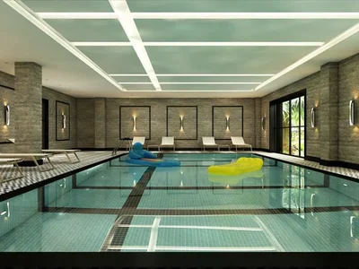 Zespół mieszkaniowy Residence with swimming pools and a tennis court, Alanya, Turkey