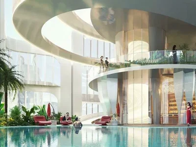 Complejo residencial New high-rise residence Volta with a swimming pool and a panoramic view close to Dubai Mall, Business Bay, Dubai, UAE