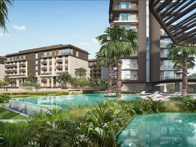 Complexe résidentiel New residence Elara with a swimming pool and a panoramic view, Umm Suqeim, Dubai, UAE