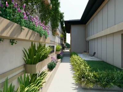 Zespół mieszkaniowy Residence with a swimming pool and a fitness room close to the new airport, Istanbul, Turkey