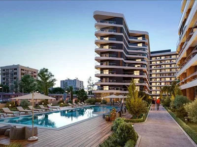 Жилой комплекс Новая резиденция с двумя бассейнами рядом со станциями метро, Измир, Турция