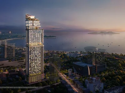Residential complex New high-rise residence with swimming pools, co-working areas and gardens, Pattaya, Thailand