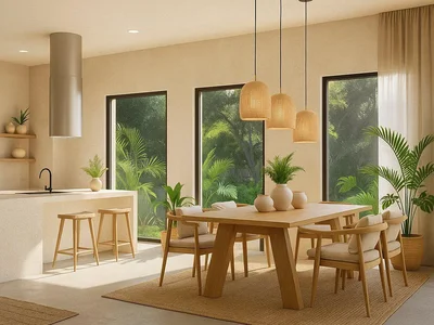 Zespół mieszkaniowy New gated complex of villas with swimming pools, 6 minutes away from Lamai Beach, Samui, Thailand