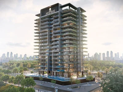 Zespół mieszkaniowy New complex of apartments with private swimming pool Samana Avenue, Dubailand, Dubai, UAE