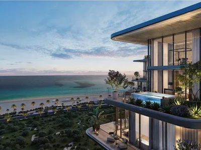 Complexe résidentiel Penthouses in the new waterfront residence Villa del Divos with swimming pools and a beach club, Dubai Islands, Dubai, UAE