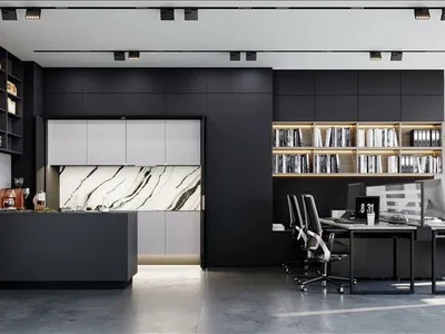 Complexe résidentiel New complex of home offices with around-the-clock security on E-5 Highway, Istanbul, Turkey