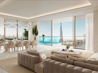 Жилой комплекс Новая высотная резиденция Fairmont Residences Solara Tower с бассейнами в пешей доступности от Бурдж Халифа, Business Bay, Дубай, ОАЭ