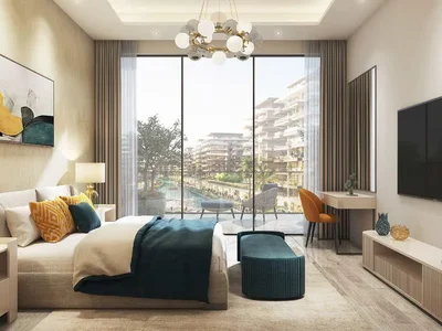 Residential complex New project DAMAC Riverside Views with s clubhouse and a kids' adventure park in the prestigious area of Dubai, UAE