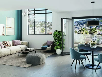 Zespół mieszkaniowy New residential complex near the port of Nice, Cote d'Azur, France