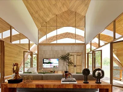 Zespół mieszkaniowy New complex of villas with swimming pools, surrounded by the jungle, 3 minutes away from Na Thon Beach, Samui, Thailand