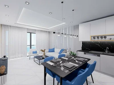 Zespół mieszkaniowy Luxury residence with swimming pools and a tennis court clos to the sea, Alanya, Turkey