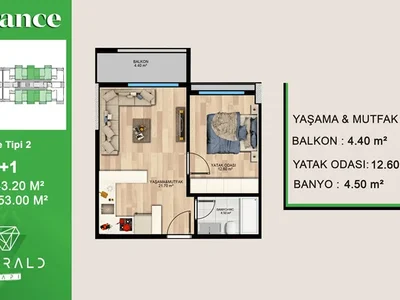 Wohnanlage Apartments in the complex in Emerald Elegance, 550 meters from the sea.