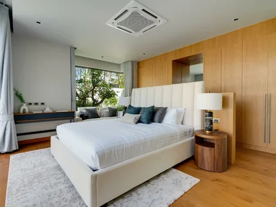 Complexe résidentiel New villas with swimming pools and gardens close to beaches, Phuket, Thailand