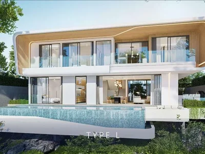Complexe résidentiel New complex of villas with swimming pools close to beaches, Phuket, Thailand