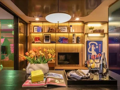 Residential complex High-rise residence with a swimming pool, a conference room and a co-working area, Bangkok, Thailand