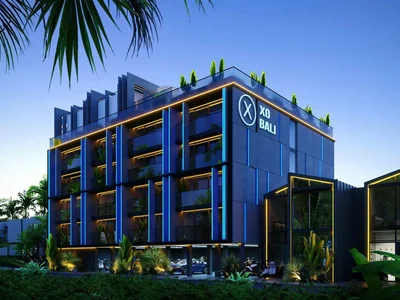 Zespół mieszkaniowy Premium apartments and villas with large rooftop and outdoor cinema, Changgu, Bali, Indonesia