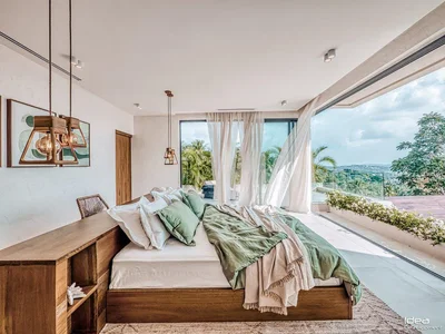 Zespół mieszkaniowy New complex of villas with swimming pools, terraces and sea views, Samui, Thailand