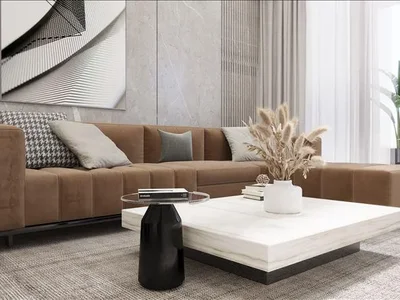 Residential complex New Ocean Pearl Residence with swimming pools close to the canal and Dubai Creek, Dubai Islands, Dubai, UAE