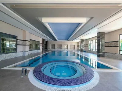 Residential complex New residence with swimming pools and spa centers on the first sea line, Alanya, Turkey