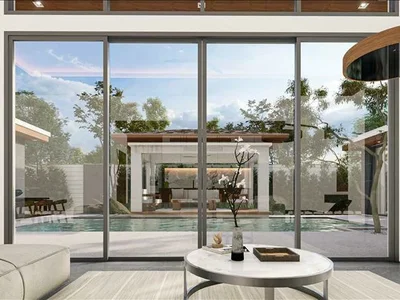Zespół mieszkaniowy New complex of exclusive villas with swimming pools at 900 meters from Mai Khao Beach, Phuket, Thailand