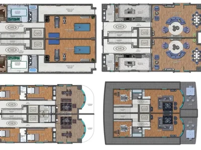 Villa Six bedroom villas 400 meters.