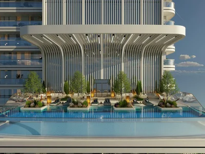Complexe résidentiel Society House complex with rooftop terrace, rooftop bar and four gardens with panoramic views of the city centre, Downtown Dubai, Dubai, UAE