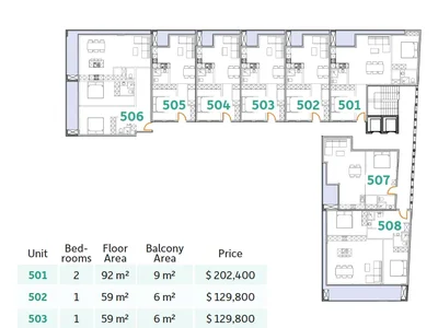 Immeuble The Hub Luxury Apartments for Sale | Senegambia Strip