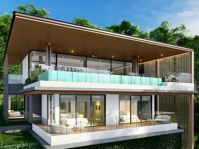 Zespół mieszkaniowy Complex of villas with swimming pools and panoramic views close to beaches, Chalong, Phuket, Thailand