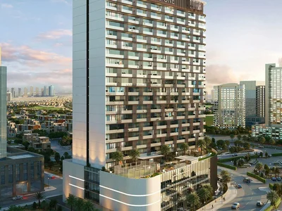 Жилой комплекс Новая высотная резиденция The Place рядом с гольф-клубами, Dubai Sports City, Дубай, ОАЭ