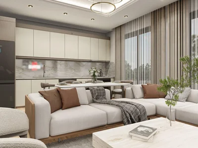 Complexe résidentiel New project with a swimming pool, a spa complex and a garden, 300 meters from the sea, in the center of Alanya, Turkey