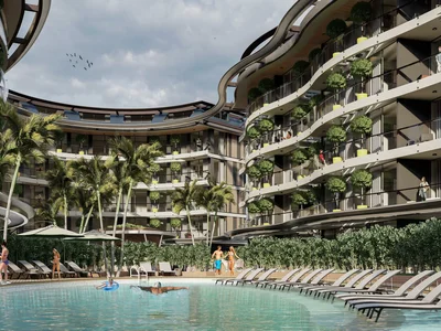 Zespół mieszkaniowy Residential complex with large spa centre, 350 meters to the sea, Oba, Alanya, Turkey