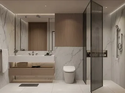 Complejo residencial New Seaside Residence with swimming pools and a cinema, Dubai Islands, Dubai, UAE