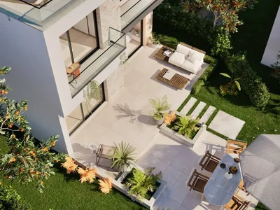 Cottage village Eksklyuzivnyy zhiloy kompleks s villami i bungalo v Esentepe