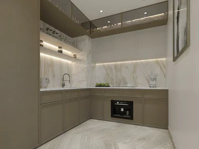 Zespół mieszkaniowy Complex of furnished apartments Altai Tower with a swimming pool and a gym, JVT, Dubai, UAE